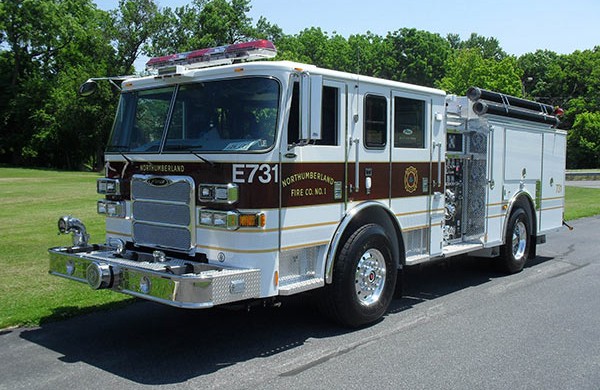 Pierce Arrow XT fire engine - new pumper sales in PA - driver front