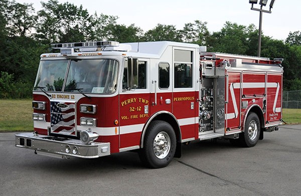 2012 Pierce saber fire engine pumper - new apparatus sales in PA - driver front