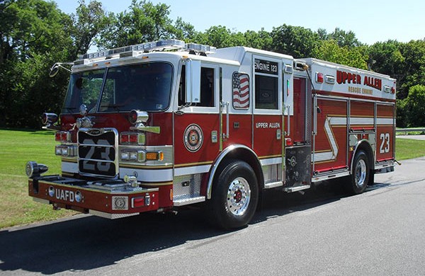 Pierce Arrow XT fire engine - new pumper sales in PA - driver front