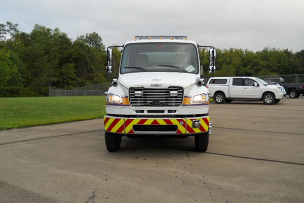 Pierce Freightliner fire engine - new commercial pumper sales in PA - front