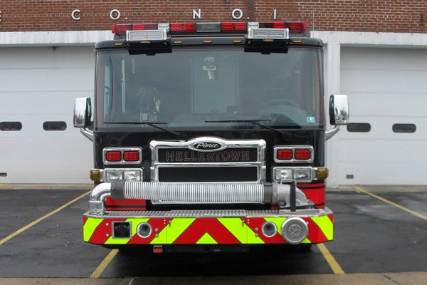 Pierce Dash fire engine pumper - new fire apparatus sales in Pennsylvania - front