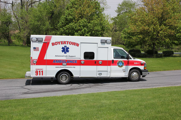 new ambulance sales in PA - 2014 Braun Chief XL Type III - passenger side