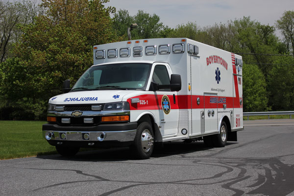 new ambulance sales in PA - 2014 Braun Chief XL Type III - driver front