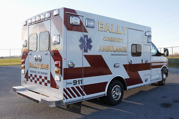 2013 Braun Signature Series - type III ambulance - new ambulance sales in PA - passenger rear