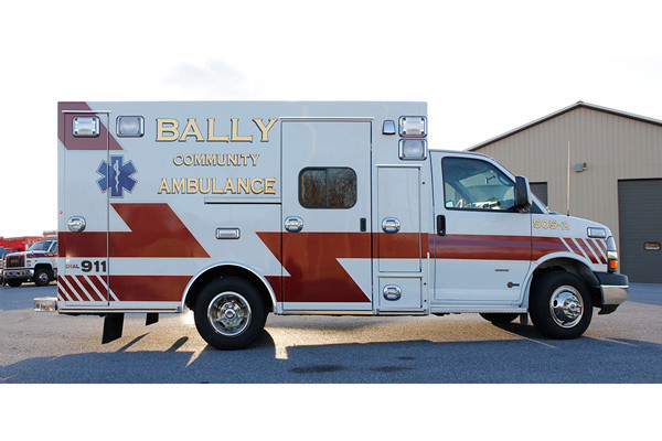 2013 Braun Signature Series - type III ambulance - new ambulance sales in PA - passenger side