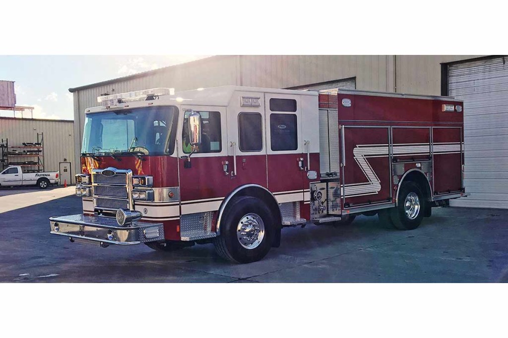 stock fire engine - Pierce Enforcer PUC pumper for sale