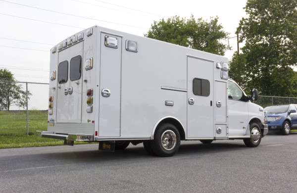 2015 Braun Signature Series Type III ambulance - Chevy G3500 - passenger rear