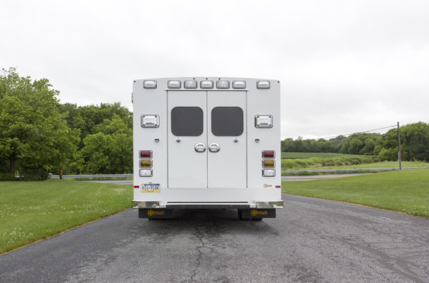 2015 Braun Signature Series Type III ambulance - Chevy G3500 - rear