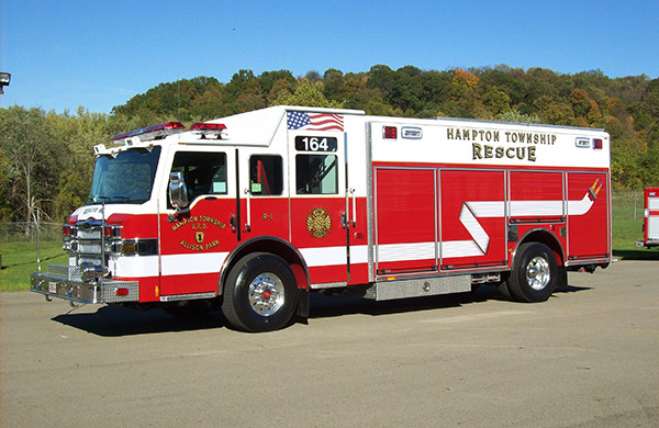 Pierce Velocity Heavy Duty Rescue Fire Truck - Non Walk-In