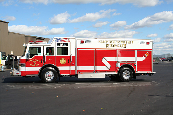 Pierce Velocity Heavy Duty Rescue Fire Truck - Non Walk-In