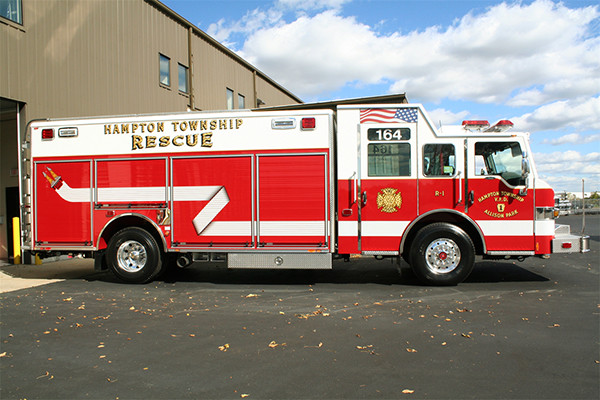 Pierce Velocity Heavy Duty Rescue Fire Truck - Non Walk-In