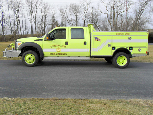 Pierce Ford Wildland Patrol Unit - Fire Brush Truck - Driver Side