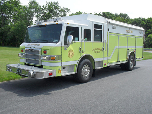 Pierce Impel Heavy Duty Rescue Truck - Non-Walk-In Rescue - Driver Front