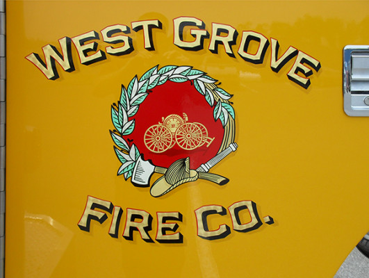 Pierce Arrow XT Pumper - Fire Engine - Logo Closeup