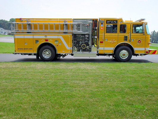 Pierce Arrow XT Pumper - Fire Engine - Passenger Side