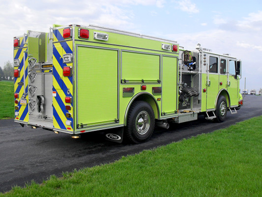 Pierce Velocity Pumper - Fire Engine - Passenger Rear