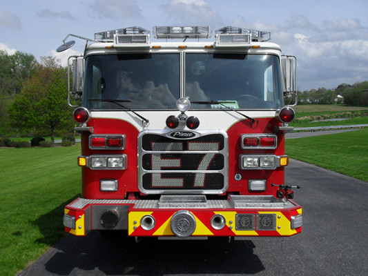 Blue Rock Fire Rescue - Pierce Arrow XT Pumper - Front