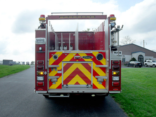 Blue Rock Fire Rescue - Pierce Arrow XT Pumper - Rear