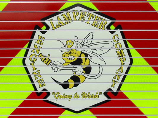 Lampeter FC - Pierce Impel PUC Pumper - Fire Engine - Maltese Cross Logo