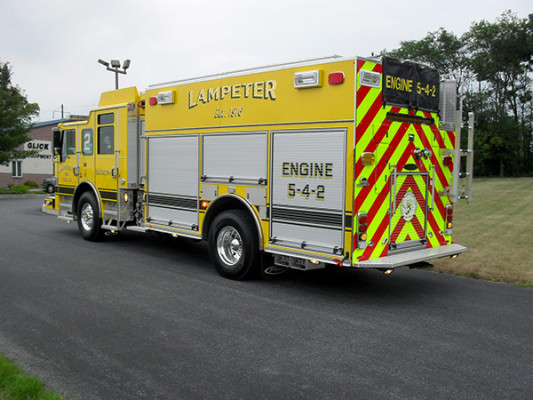 Lampeter FC - Pierce Impel PUC Pumper - Fire Engine - Driver Rear