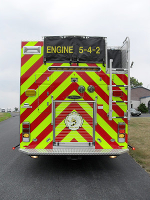 Lampeter FC - Pierce Impel PUC Pumper - Fire Engine - Rear