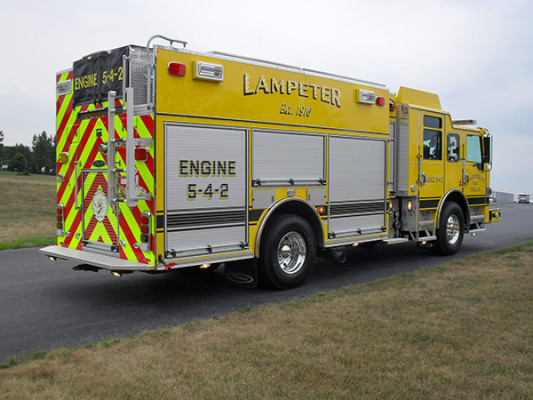 Lampeter FC - Pierce Impel PUC Pumper - Fire Engine - Passenger Rear