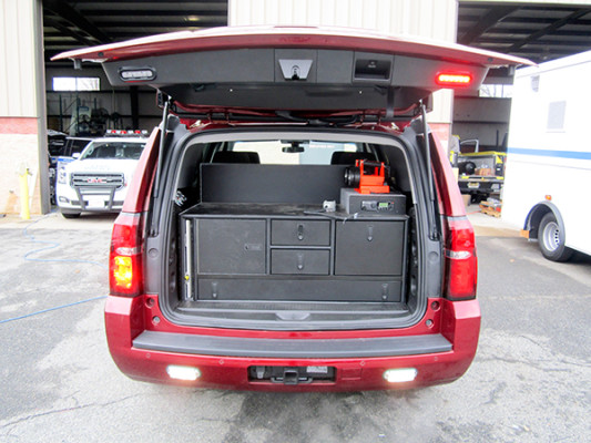 Eagle Hose - First Priority Fire Chief Vehicle - Upfit Conversion Package - Trunk Space