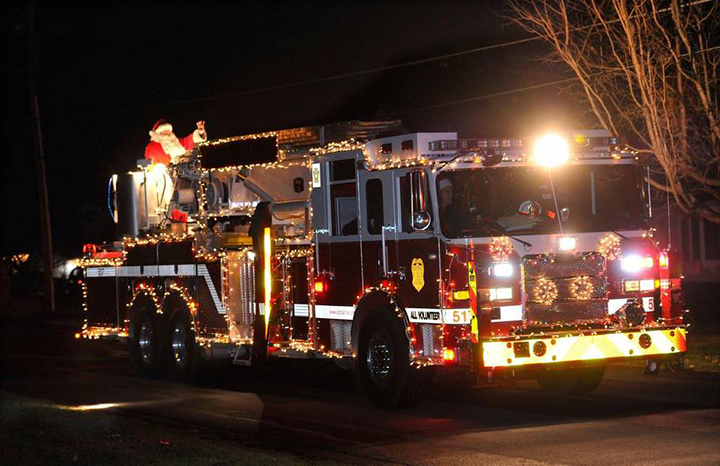 Santa makes his rounds in State College area - Glick Fire Equipment Company