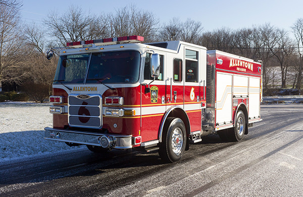 Allentown FD - Pierce Arrow XT PUC Pumper - Fire Engine - driver front