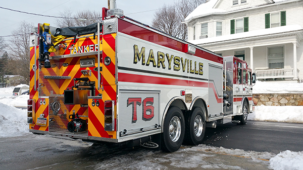 Marysville FC - Pierce Enforcer Tanker Pumper - Fire Engine - passenger rear