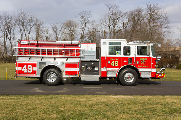 Swatara Twp - Pierce Arrow XT Pumper - Fire Engine - passenger side