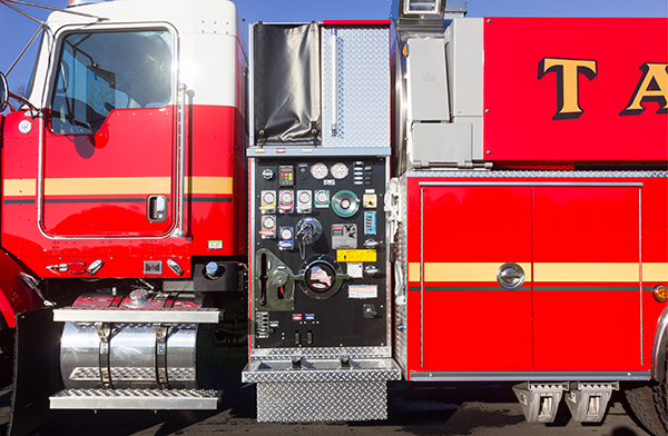 Dover Twp. FD - Pierce Kenworth Commercial Tanker Fire Truck - Pump Panel