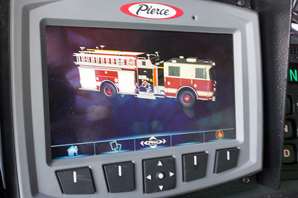 Fire Truck - 2016 Pierce Velocity Mid-Mount Aerial Platform - Alpha Fire Company - Command Zone