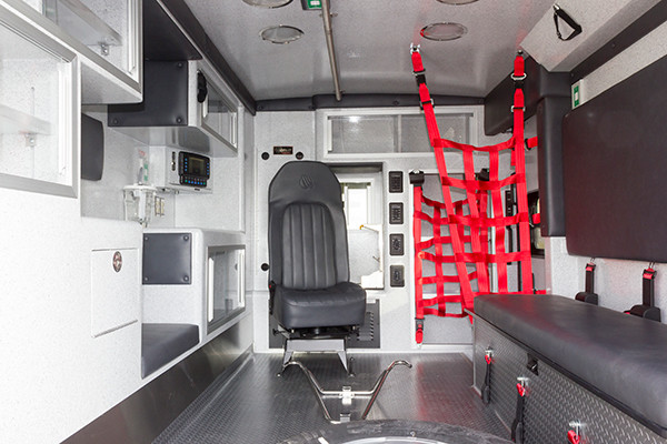 Northeastern Berks EMS - Braun Express Type III Ambulance - interior rear