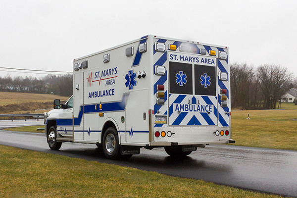 St. Marys Area - Demers MXP-150 Type I Ambulance - driver rear