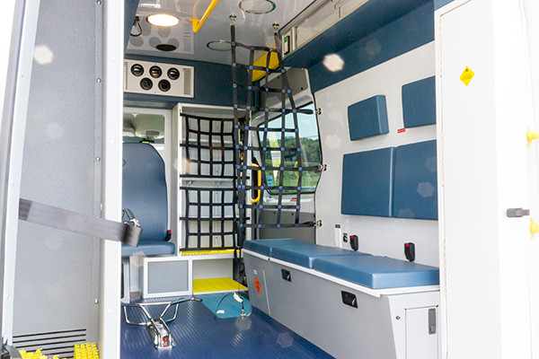 AMED - Demers Mirage EXE Type II Ambulance - Mercedes Sprinter - interior passenger side