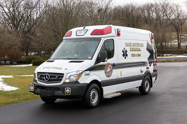 Back Mtn. Fire & EMS - Demers EXE Type II Ambulance - driver front