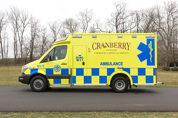 Cranberry Twp. EMS - Demers MX-152 Type III Ambulance - driver side