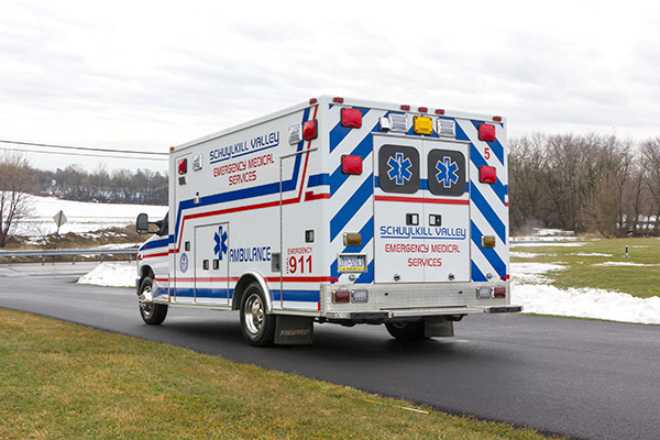 Schuylkill Valley EMS - Type III Ambulance Remount - driver rear