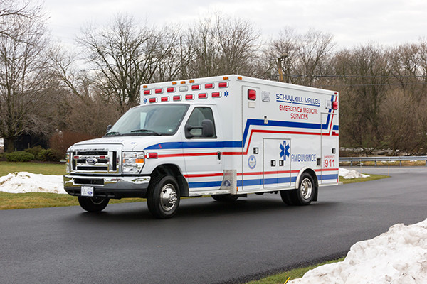 Schuylkill Valley EMS - Type III Ambulance Remount - driver front