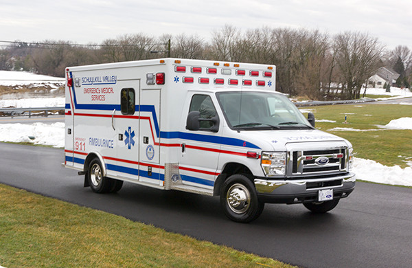 Schuylkill Valley EMS - Type III Ambulance Remount - passenger front