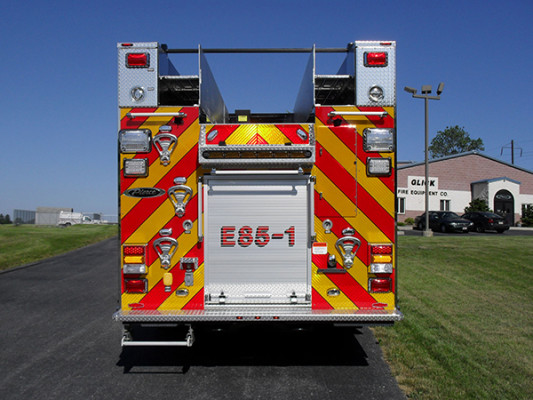 2011 Pierce Velocity Rescue Pumper - Fire Engine - rear