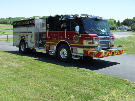 2011 Pierce Velocity Rescue Pumper - Fire Engine - passenger front