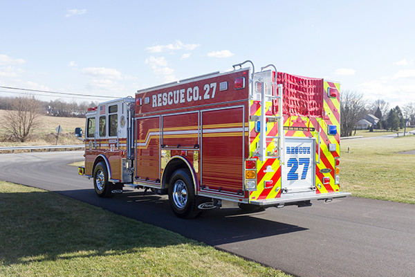 2015 Pierce Enforcer PUC pumper - fire engine - driver rear