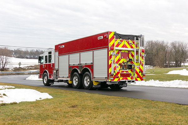 2016 Pierce Enforcer PUC Pumper Tanker - Fire Engine - driver rear