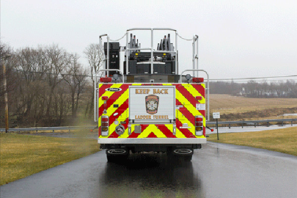 2016 Pierce Velocity Aerial Ladder - Ladder Fire Truck - rear