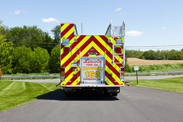 2016 Pierce Enforcer PUC - rescue pumper fire engine - rear