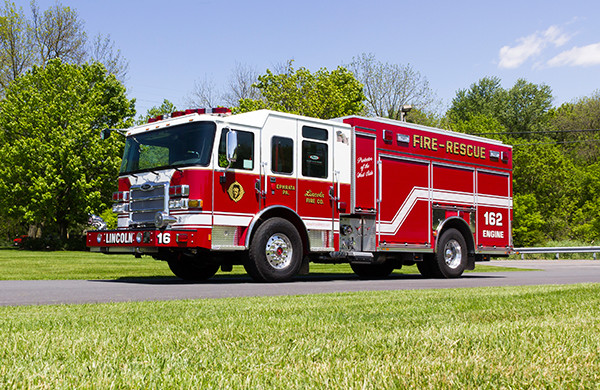 2016 Pierce Enforcer PUC - rescue pumper fire engine - driver front