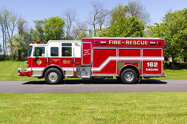 2016 Pierce Enforcer PUC - rescue pumper fire engine - driver side