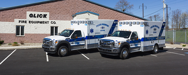 2016 Braun Express Plus Type I ambulance - Ford F450 4x4 - twin ambulances